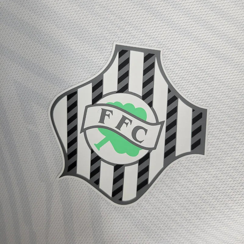 Camisa Figueirense II 23/24 Torcedor Volt Masculina - Branca com detalhes em preto