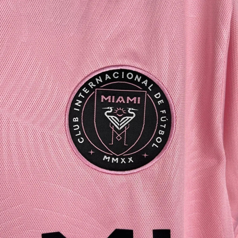 Camisa Inter Miami I 23/24 - Torcedor Adidas Masculina - Rosa com detalhes em preto