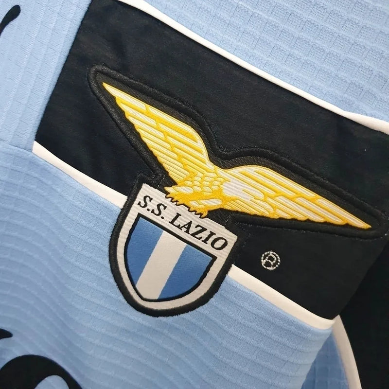 Camisa Retrô Lazio I 1999/2000 - Puma Masculina - Azul e preta