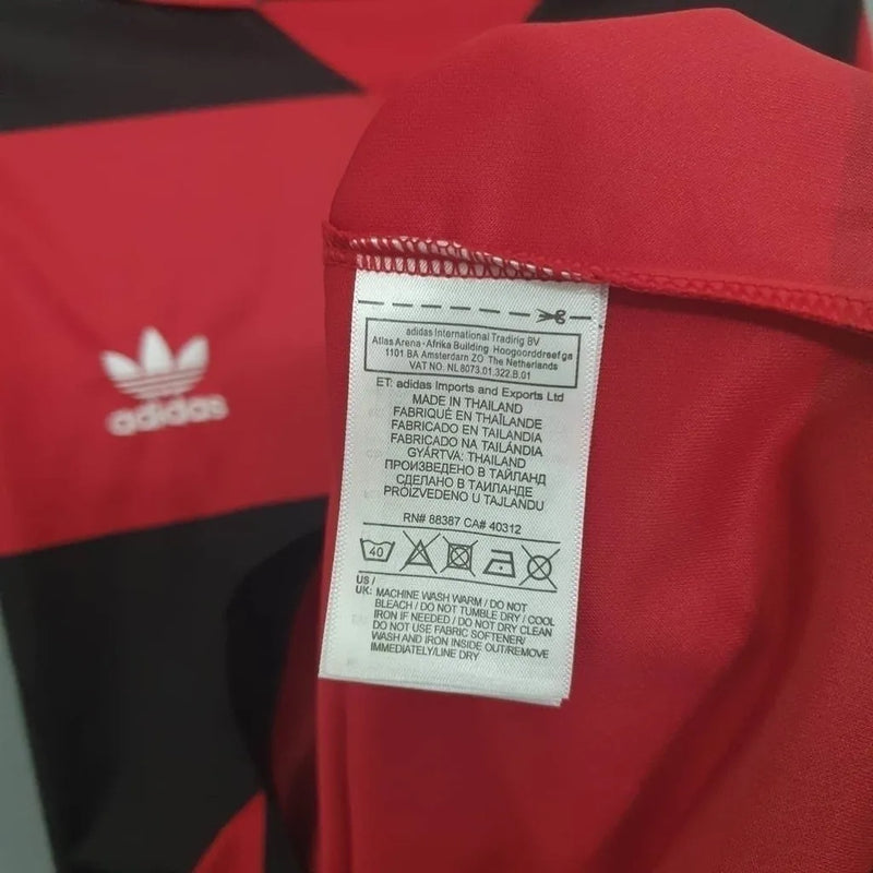 Camisa Flamengo Retrô 1982 Vermelha e Preta - Adidas