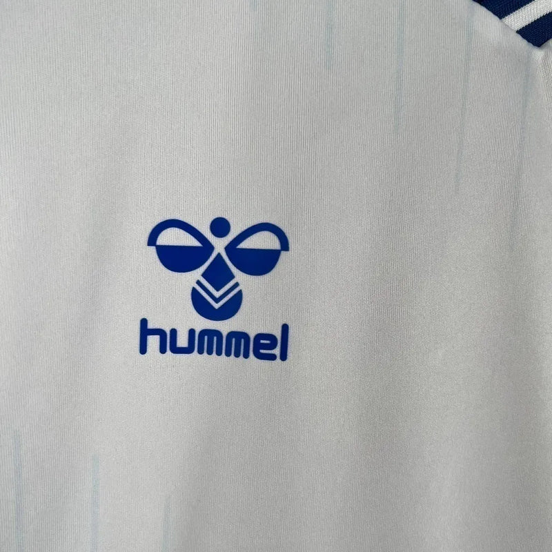 Camisa Tenerife I 23/24 - Torcedor Hummel Masculina - Branca com detalhes em azul