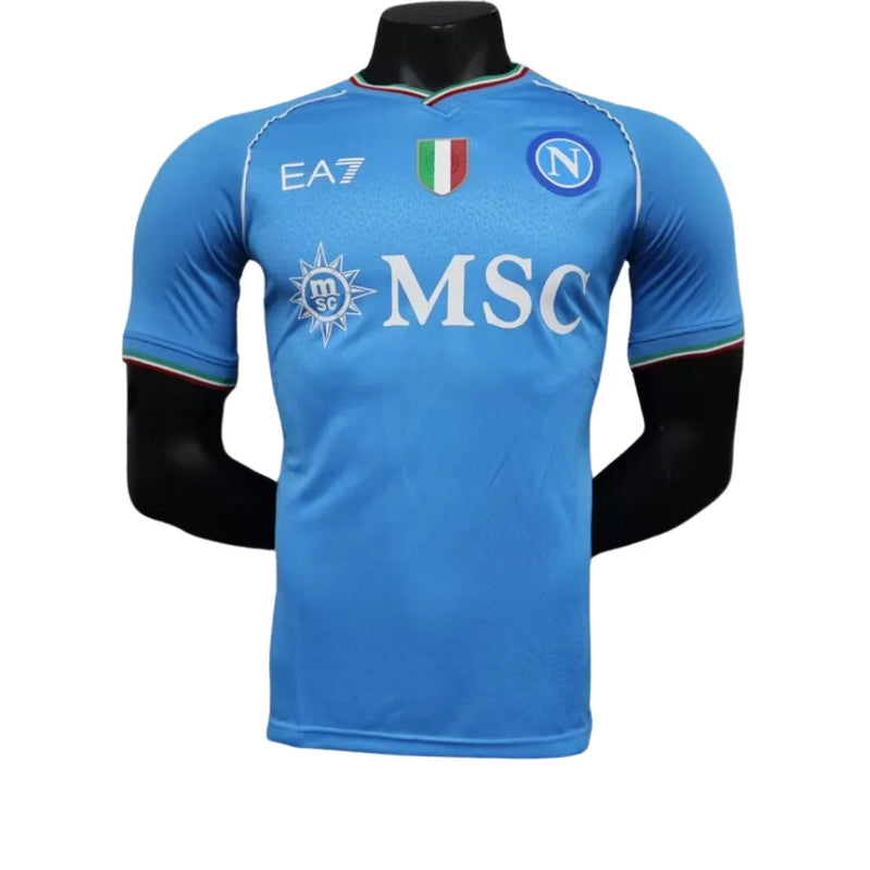 Camisa Napoli I 23/24 - Jogador EA7 Masculina - Azul