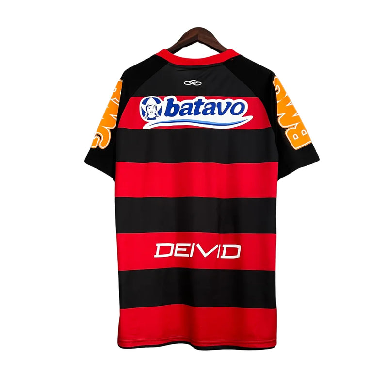 Camisa Flamengo Retrô 2010 Vermelha e Preta