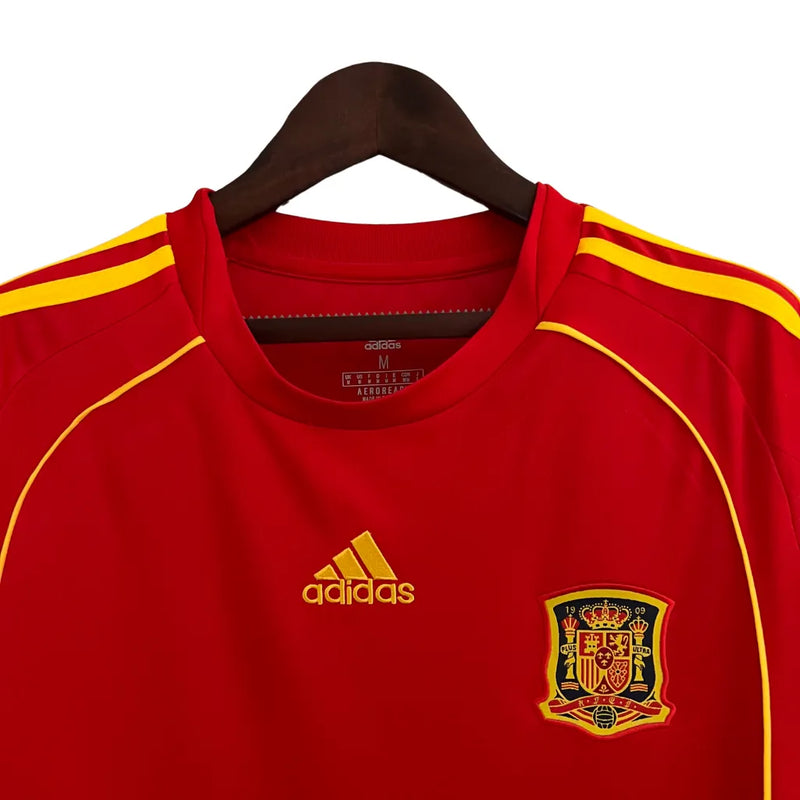 Camisa Retrô Seleção da Espanha 2008 - Adidas Masculina - Vermelha