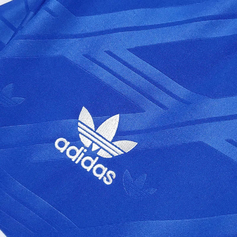 Camisa Manchester United Retrô 1986/1988 Azul - Adidas