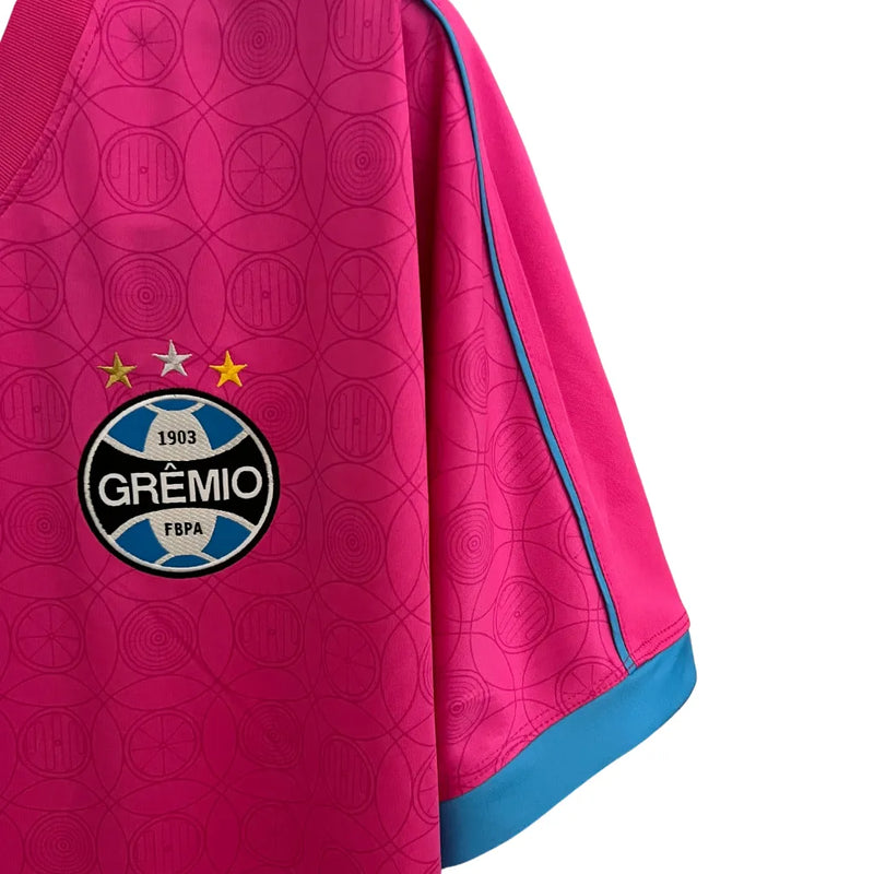 Camisa Grêmio Edição especial Outubro rosa 23/24 - Torcedor Umbro Masculina - Rosa