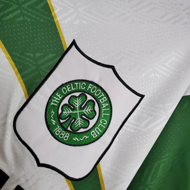 Camisa Celtic Retrô 1993/1995 Branca e Verde - Umbro