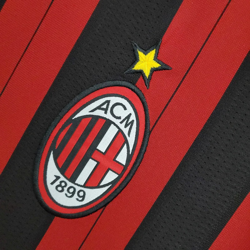 Camisa Retrô AC Milan 2013/2014 - Masculina Adidas - Vermelha e preta