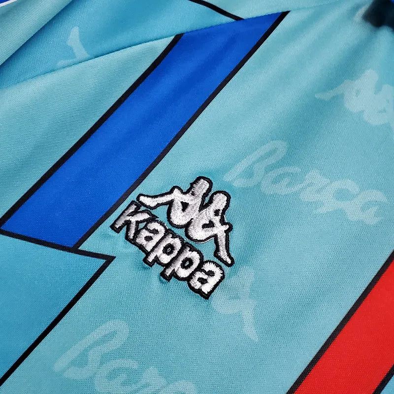 Camisa Barcelona Retrô 1996/1997 Azul Clara - Kappa