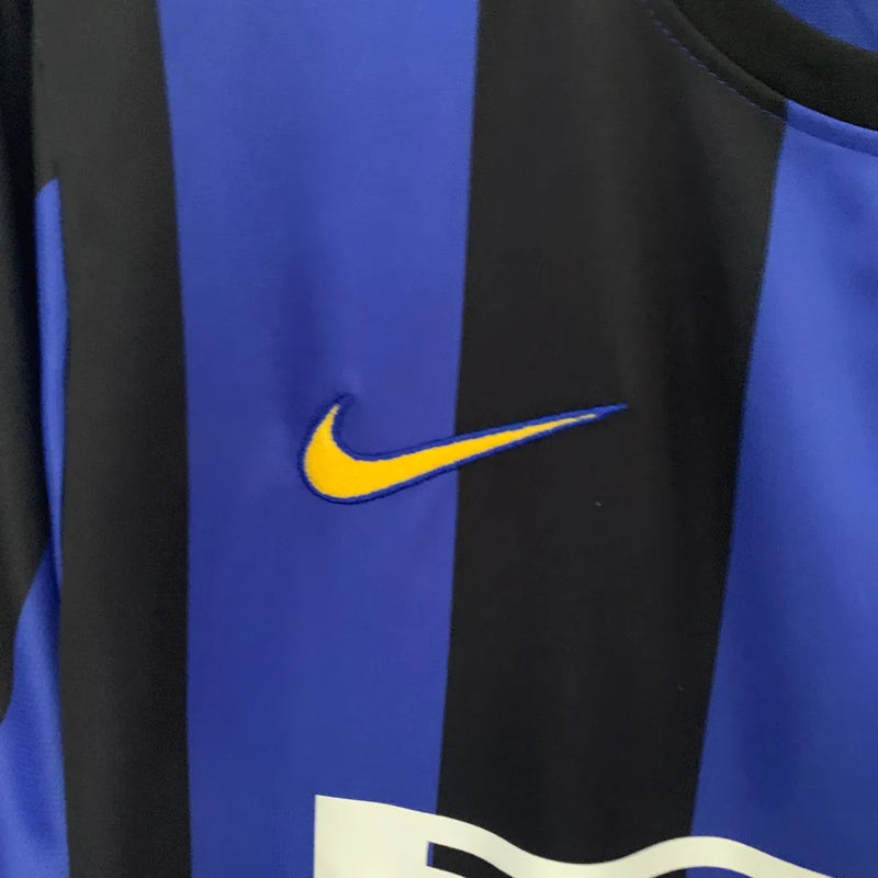 Camisa Retrô Inter de Milão I 1999/2000 - Masculina Nike - Azul e preta