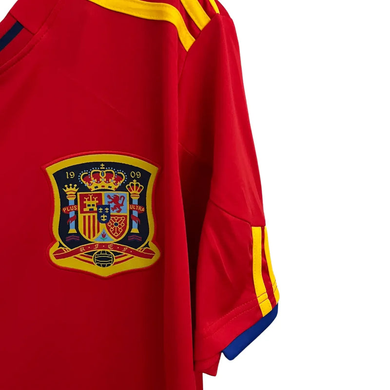 Camisa Retrô Seleção da Espanha 2010 - Adidas Masculina - Vermelha