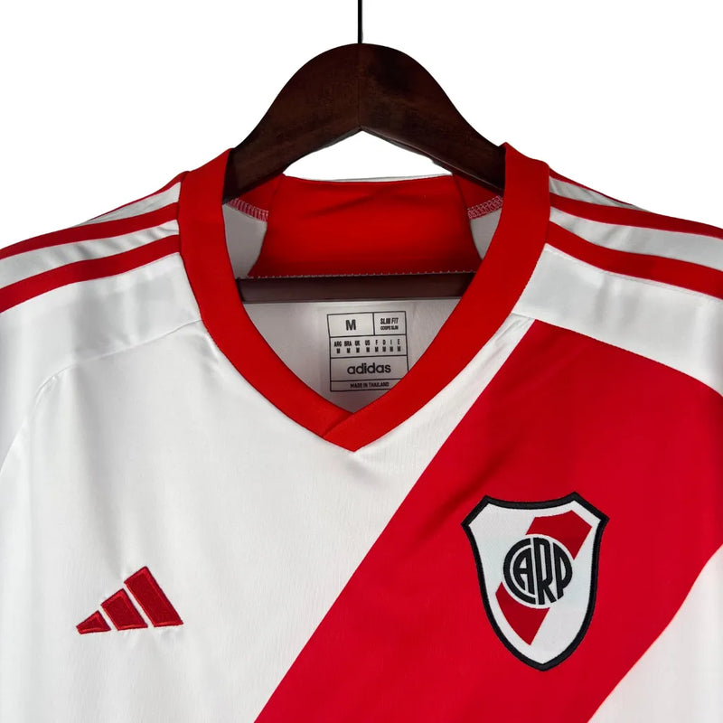 Camisa River Plate Home 23/24 Torcedor Adidas Masculina - Branco