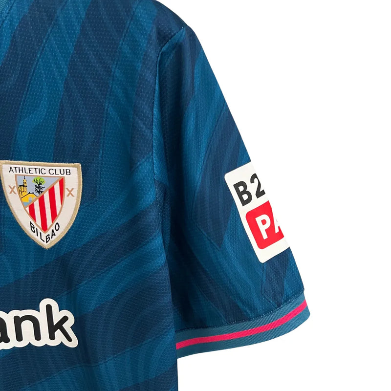 Camisa Athletic Bilbao 125th Anniversary 23/24 - Torcedor Castore Masculina - Azul