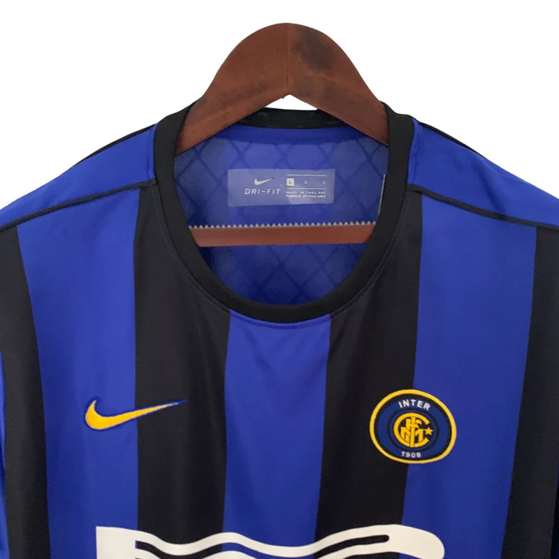 Camisa Retrô Inter de Milão I 1999/2000 - Masculina Nike - Azul e preta