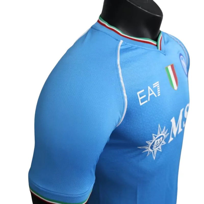 Camisa Napoli I 23/24 - Jogador EA7 Masculina - Azul