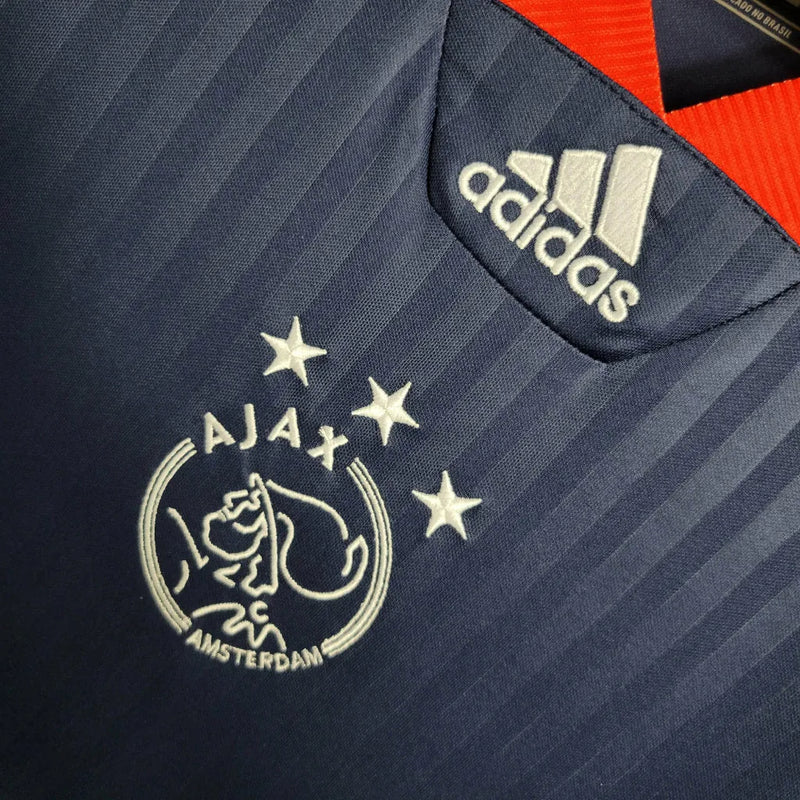 Camisa Ajax Edição Especial 23/24 - Torcedor Adidas Masculina - Azul com detalhes em branco e vermelho