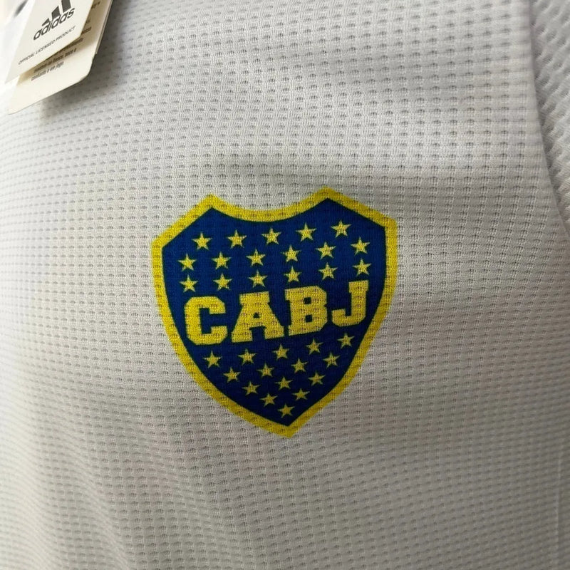 Camisa Boca Juniors Coleção Especial 23/24 - Jogador Adidas Masculina - Branca com detalhes em azul e amarelo