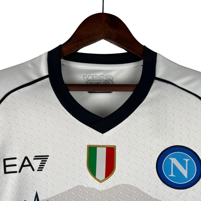 Camisa Napoli II 23/24 - Torcedor EA7 Masculina - Branca