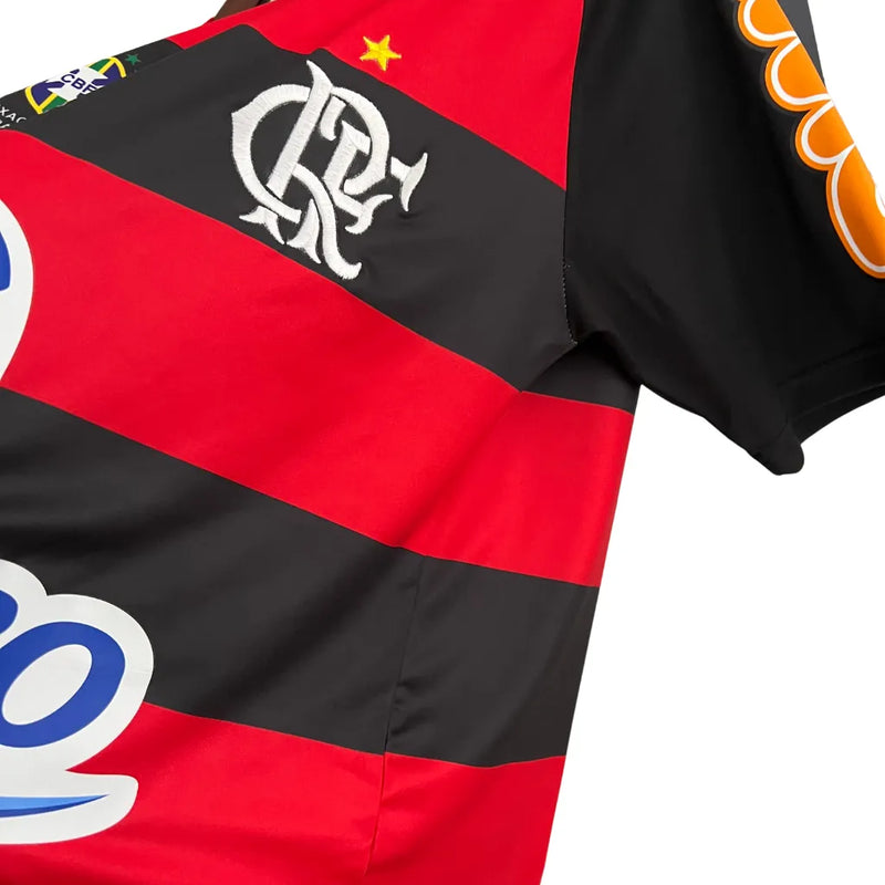 Camisa Flamengo Retrô 2010 Vermelha e Preta