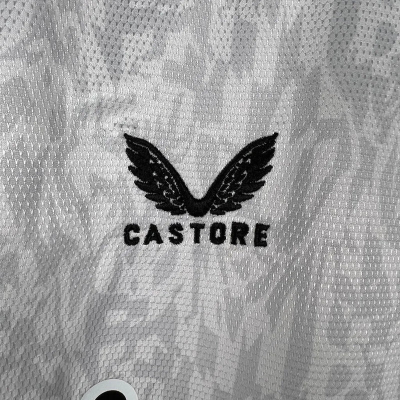 Camisa Athletic Bilbao III 23/24 - Torcedor Castore Masculina - Branca com detalhes em vermelho e preto