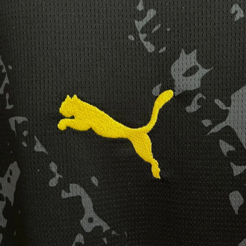 Camisa Borussia Dortmund II 23/24 - Torcedor Puma Masculina - Preta