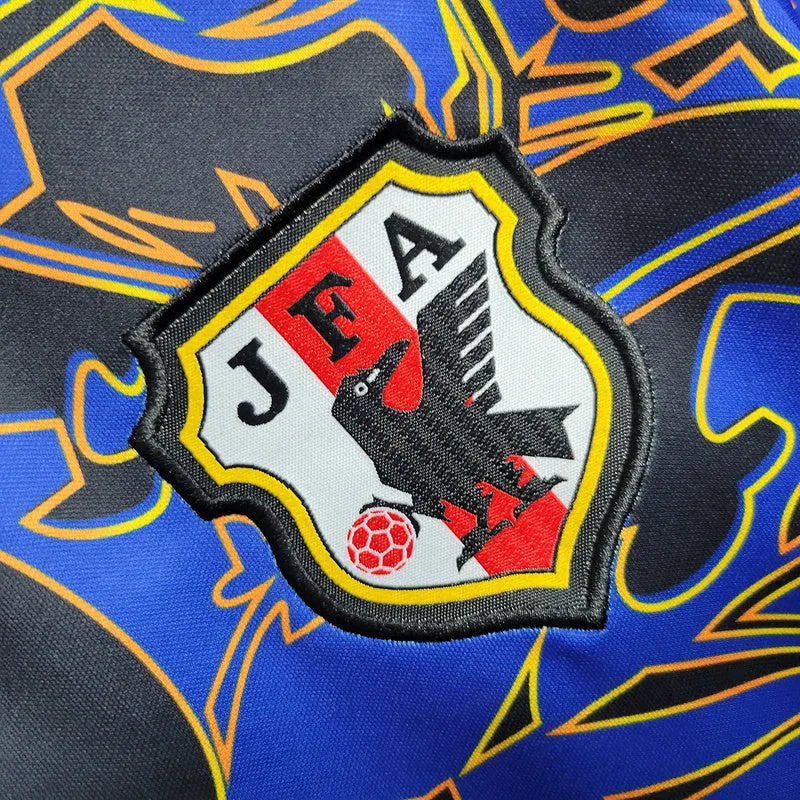 Camisa Seleção Japão Edição Especial 23/24 - Torcedor Adidas Masculina - Azul com detalhes em preto e amarelo