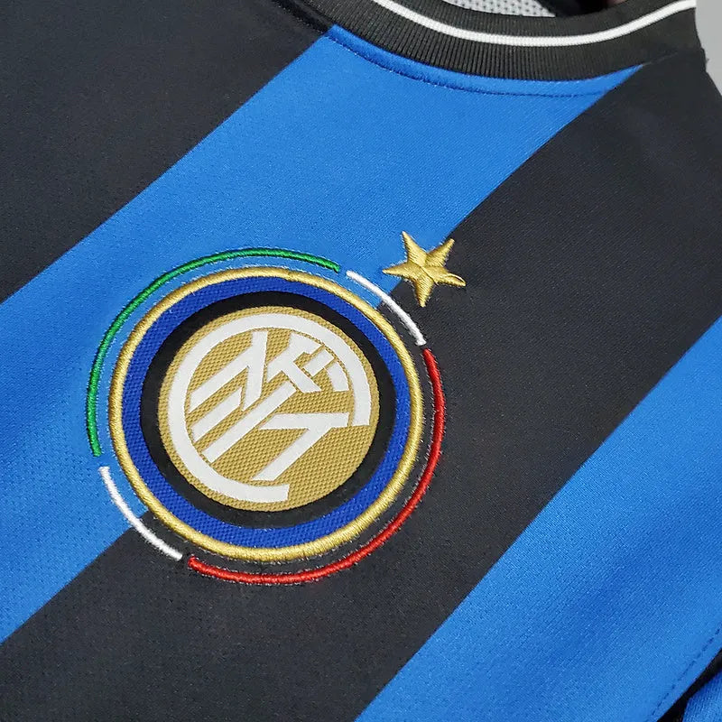 Camisa Retrô Inter de Milão I 2009/2010 - Masculina Nike - Azul e preta