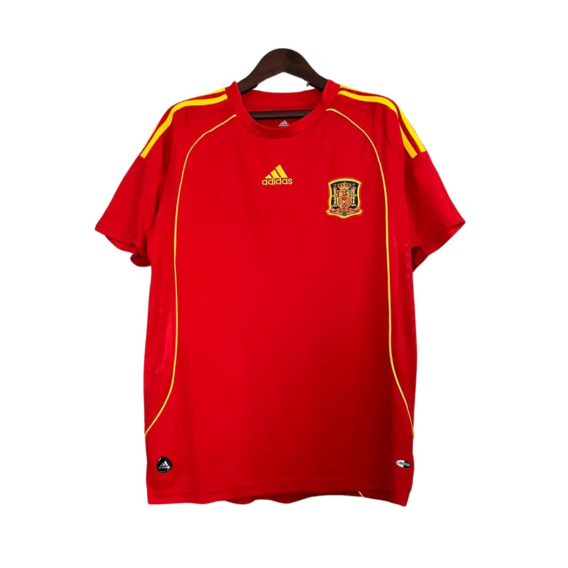 Camisa Retrô Seleção da Espanha 2008 - Adidas Masculina - Vermelha