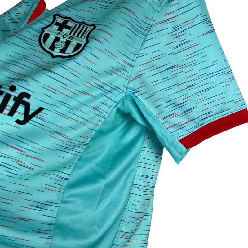 Camisa Barcelona III 23/24 Torcedor Nike Masculina - Azul Claro