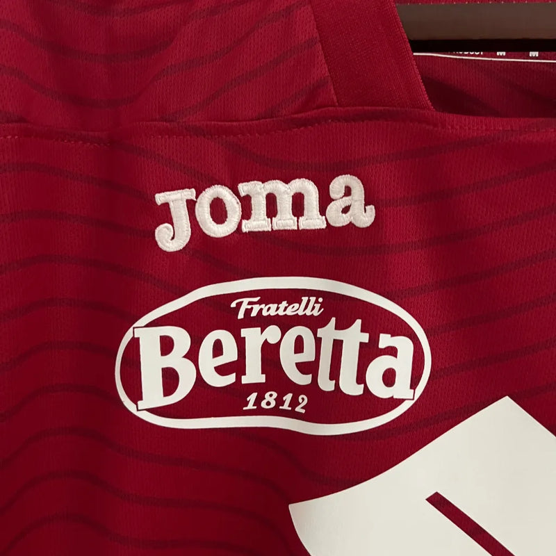 Camisa Torino Home 23/24 - Torcedor Joma Masculina - Vinho