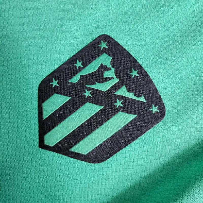 Camisa Atlético de Madrid II 23/24 - Torcedor Nike Masculina - Verde com detalhes em Preto