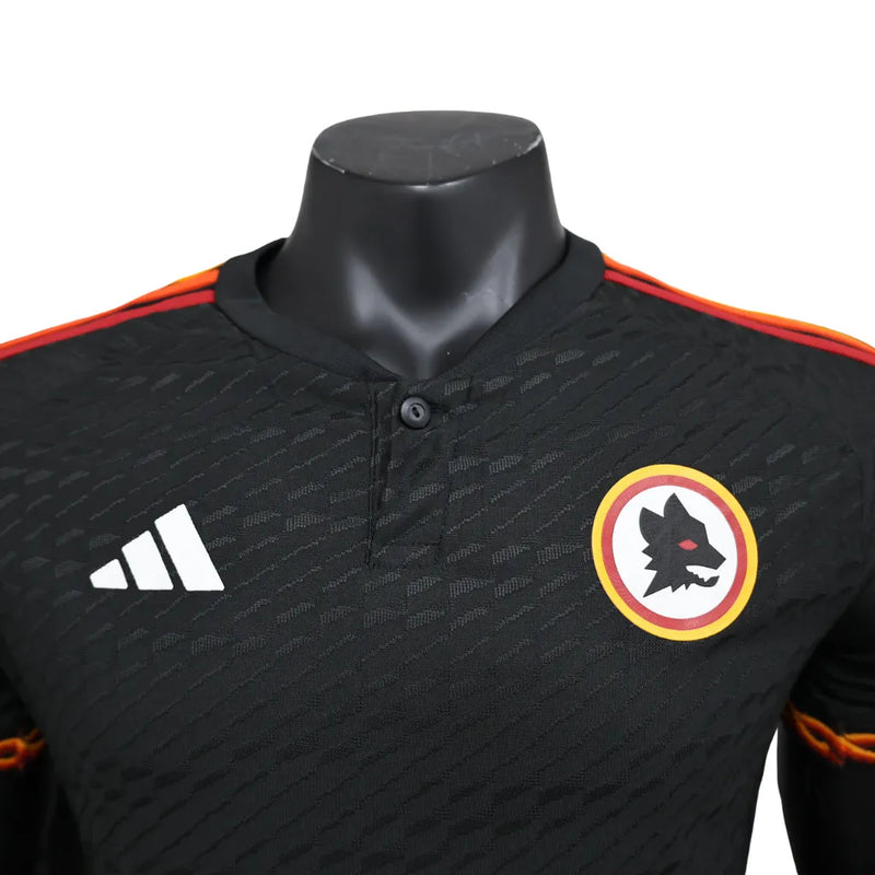 Camisa Roma III 23/24 - Jogador Adidas Masculina - Preta