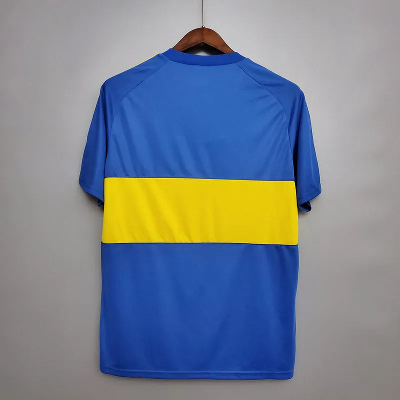 Camisa Retrô Boca Juniors 1981 - Adidas Masculina - Azul com detalhes em amarelo