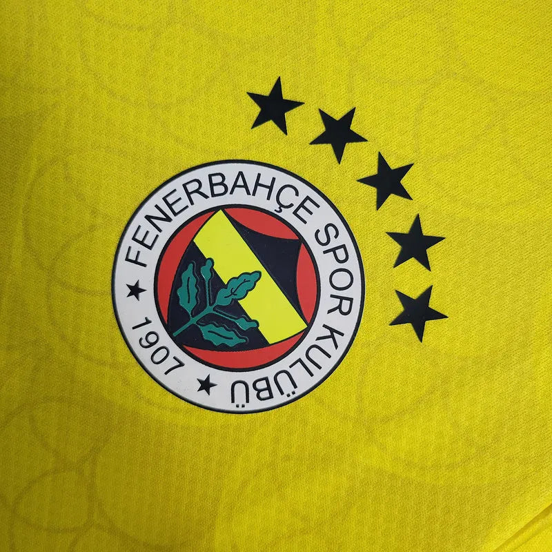 Camisa Fenerbahce II 23/24 - Torcedor Puma Masculina - Amarela com detalhes em azul