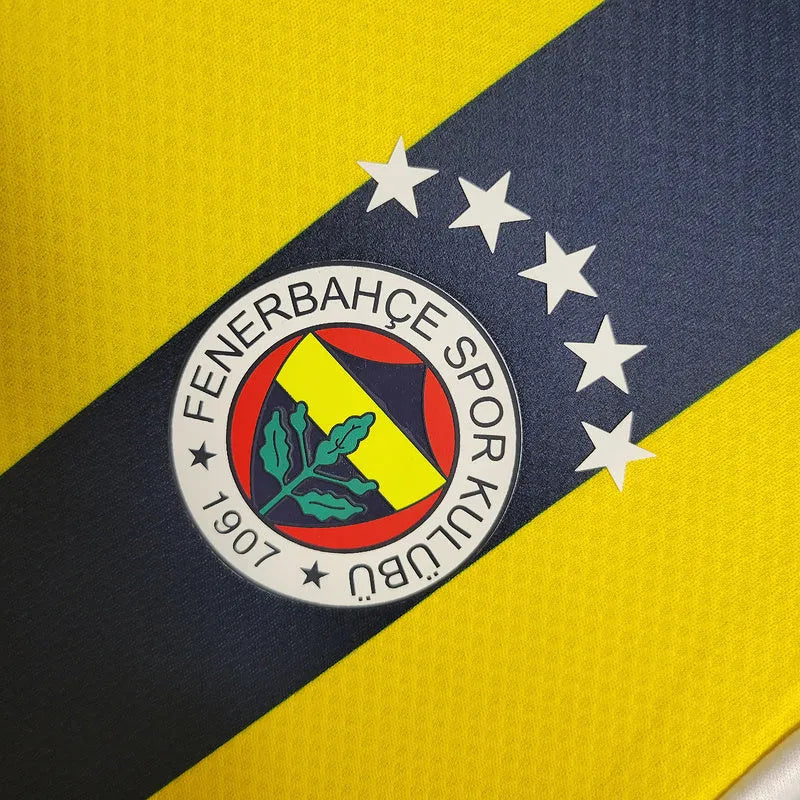 Camisa Fenerbahce II 23/24 - Torcedor Puma Masculina - Amarela com detalhes em azul e branco