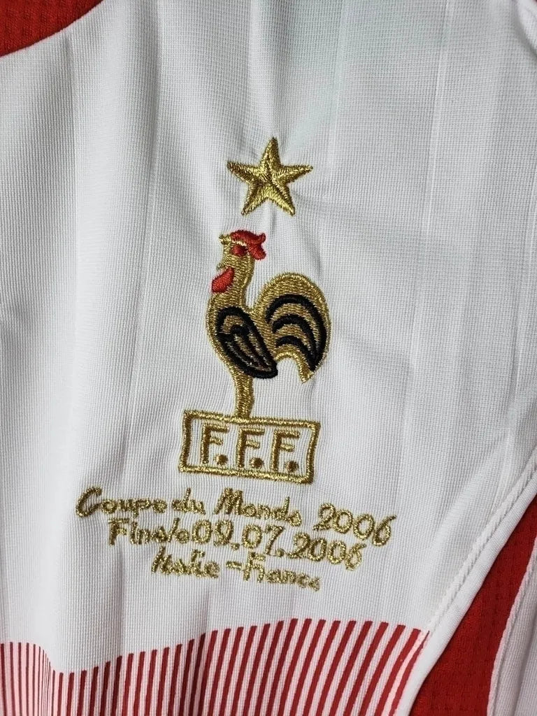 Camisa Retrô Seleção da França II 2006 - Adidas Masculina - Branca