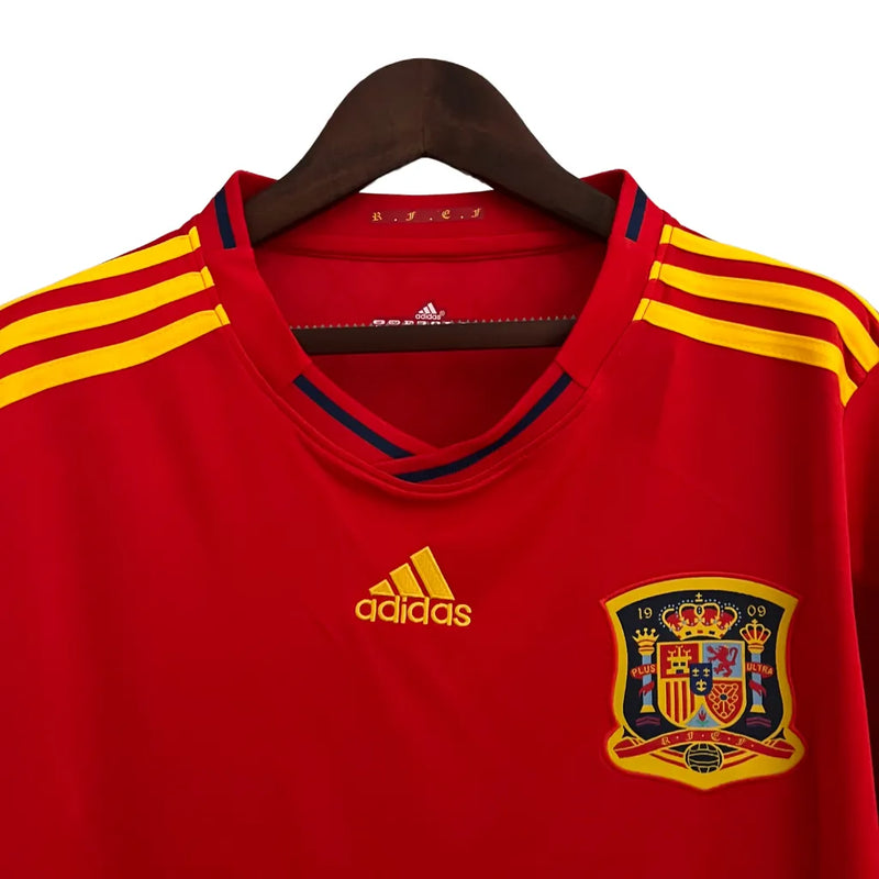 Camisa Retrô Seleção da Espanha 2010 - Adidas Masculina - Vermelha