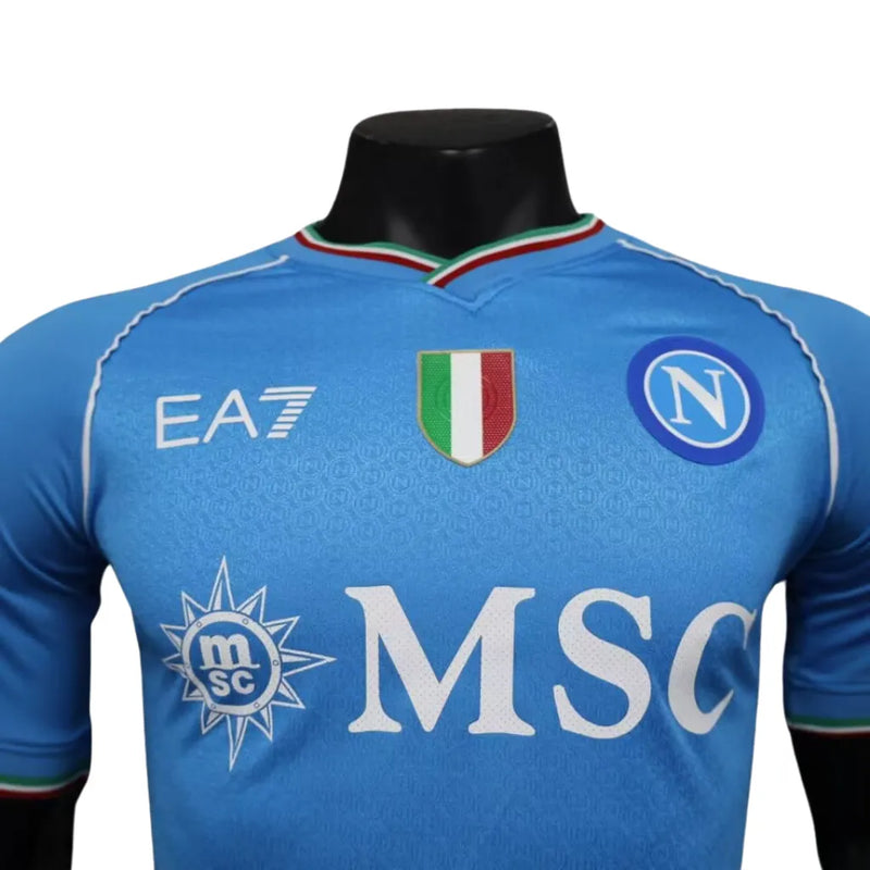 Camisa Napoli I 23/24 - Jogador EA7 Masculina - Azul