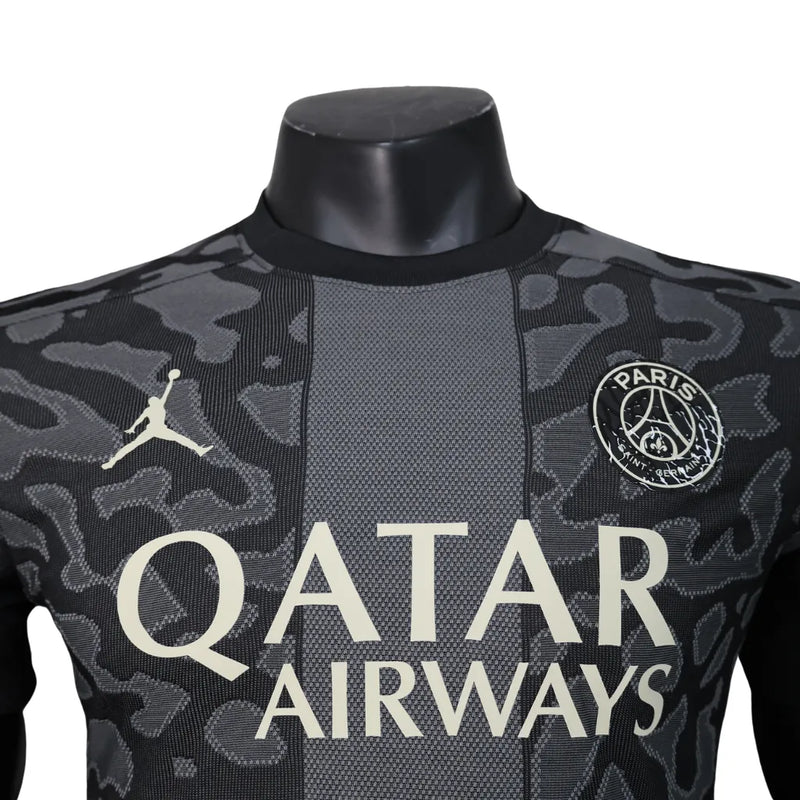 Camisa Paris Saint-Germain III 23/24 - Jogador Nike Masculina - Preta