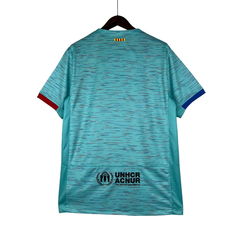 Camisa Barcelona III 23/24 Torcedor Nike Masculina - Azul Claro