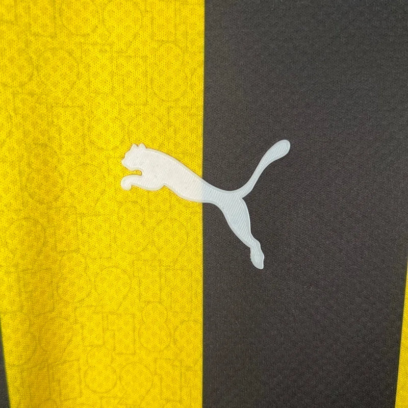 Camisa Peñarol I 23/24 - Torcedor Puma Masculina - Preta e amarela com detalhes em branco