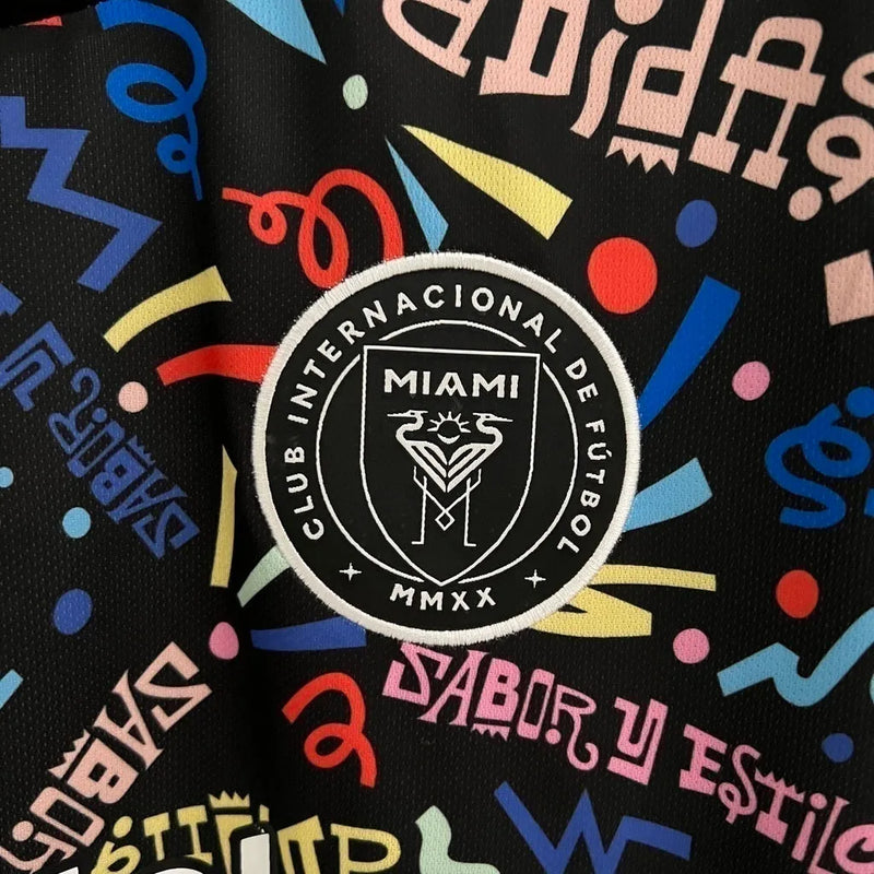 Camisa Inter Miami Edição Especial 23/24 - Torcedor Adidas Masculina - Preta com variações de cores