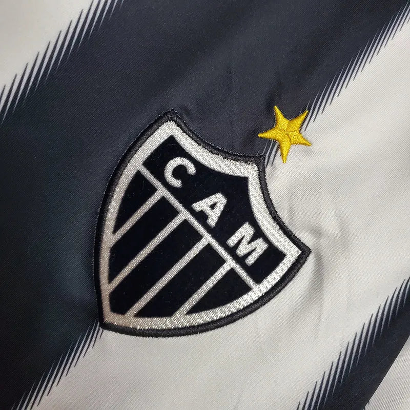 Camisa Retrô Atlético Mineiro 2013 - Masculina Lupo - Preta e branca