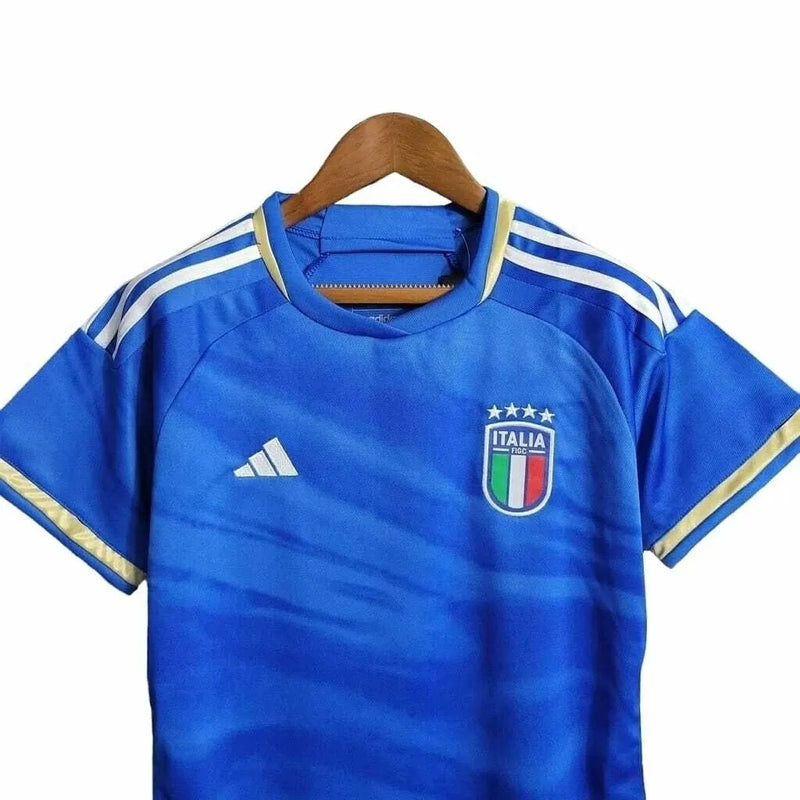 Camisa Seleção da Itália I 23/24 - Torcedor Adidas Feminina - Azul