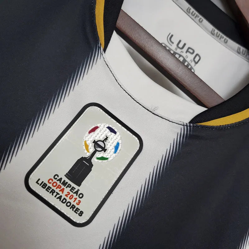 Camisa Retrô Atlético Mineiro 2013 - Masculina Lupo - Preta e branca