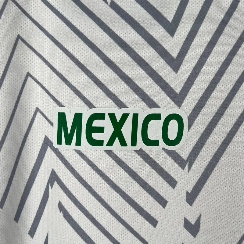 Camisa Seleção do México Edição especial 23/24 - Torcedor Masculina - Branca com detalhes em vermelho e cinza