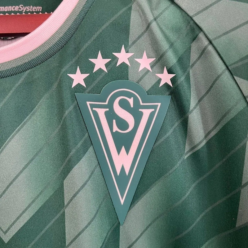 Camisa Santiago Wanderers I 23/24 - Torcedor Macron Masculina - Verde com detalhes em branco