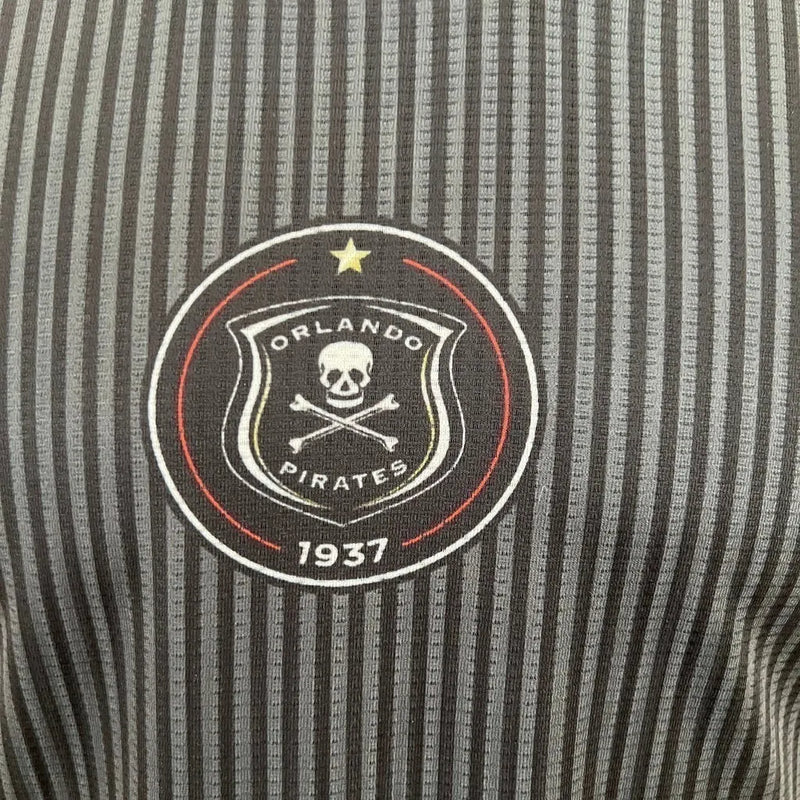 Camisa Orlando Piratas Coleção Especial 23/24 - Jogador Adidas Masculina - Preta com detalhes em branco e vermelho