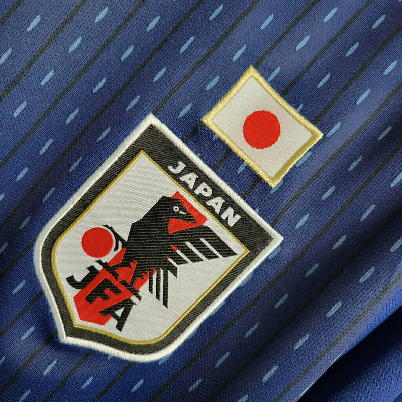 Camisa Seleção Japão I 18/19 - Torcedor Adidas Masculina - Azul com detalhes em branco