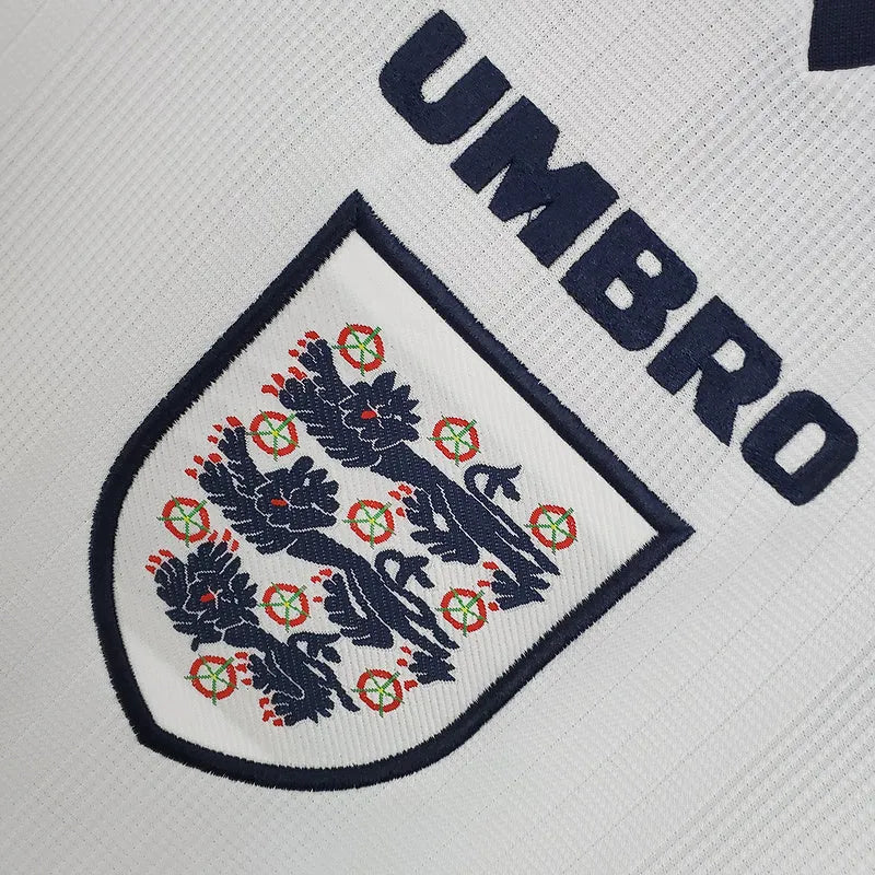 Camisa Retrô Seleção da Inglaterra 1996 - Umbro Masculina - Branca